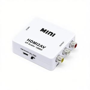 Convertidor Mini Hdmi2Av 1080p con entrada y salida de alimentación USB para cables de audio y video - Product Image 3