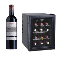 Mini-réfrigérateur à bière en acier inoxydable pour 12 bouteilles, cave à bière compacte, meuble de bar