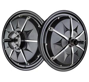 Haut standard 12 pouces 60V 1500W moteur de moyeu de roue de moto électrique Scooter électrique BLDC moteur de moyeu - Product Image 2