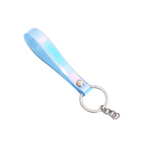Koreanische Cartoon-PVC-Handgelenktaschenanhänger zum Selbstgestalten, reflektierende Laser-Handyschlaufen, Schlüsselanhänger, Großpackung, Acryl-Legierung, Anime - Product Image 5