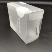 Boîte en plastique PVC écologique personnalisable, recyclable, processus de givrage, estampage, gaufrage, impression UV/numérique, transparente, personnalisée