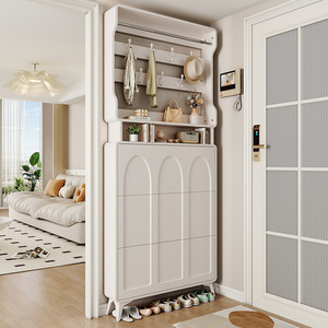 Nuova Scarpiera Moderna Ultra Sottile <span class=keywords><strong>e</strong></span> Resistente con Vano Ribaltabile, Ideale per Ingresso <span class=keywords><strong>e</strong></span> <span class=keywords><strong>Soggiorno</strong></span> di Appartamenti - Product Image 4