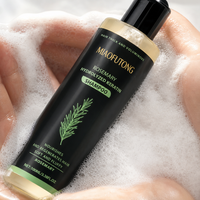 Sampo Keratin Terhidrolisis Rosemary Organik 2-in-1 Krim Herbal Anti-Ketombe Pencegah Rambut Rontok Perawatan Rambut Dewasa Unisex