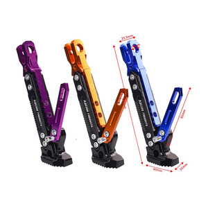 Support latéral de moto usiné CNC sur mesure, anodisé, pour moto tout-terrain et trottinette électrique, usinage par électroérosion à fil - Product Image 1