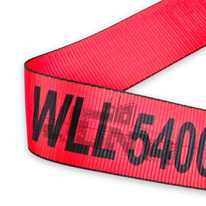 헤비 듀티화물 제어 래싱 스트랩 5400 Lbs 웨빙 스트랩 윈치 스트랩 플랫 후크 플랫 베드 - Product Image 5