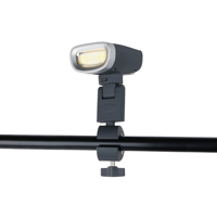 Lampe de barbecue COB LED rechargeable 300 lumens 4000K blanc chaud USB-C 2000mAh étanche IP65 3 modes avec pince de suspension portable