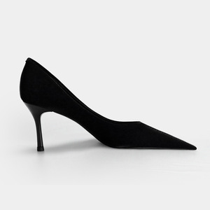 Zapatos de tacón de aguja personalizables con punta en pico y diamantes de imitación para novias, con correa única y tacón alto. - Product Image 3