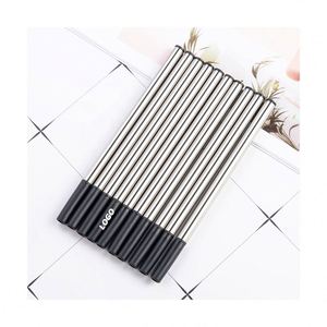 Smooth 0.5mm Metal Ballpoint Pen <b>Refills</b> - Premium <b>Ink</b> Cartridges for Writing & Signing - Product Image 1