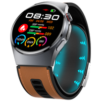 Reloj Inteligente S201 para Hombre y Mujer, Pantalla AMOLED de 1.56 Pulgadas, Asistente de Voz Inteligente, Bomba de Aire, ECG, Monitoreo del Sueño