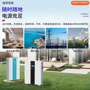 Sistema de Almacenamiento de Energía Doméstico, Batería LiFePO4 de Pared, 2.5-15kWh, 24/48V, Sistema Híbrido de Red - Product Image 4