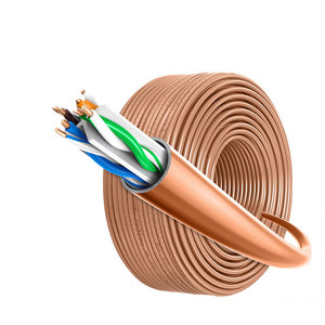 สายอีเธอร์เน็ต Cat6 UTP ทองแดงปราศจากออกซิเจน ปลอกหุ้ม LSZH ความเร็วสูง รองรับอินเทอร์เน็ต Gigabit สายแลน 1000Mbps 23AWG - Product Image 1