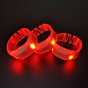 Dmx 512 RGB màu sắc bên ngoài trời Silicone điều khiển từ xa ánh sáng nhấp nháy ban nhạc cổ tay cho buổi hòa nhạc - Product Image 4