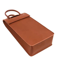 Porte-bouteille de vin en cuir personnalisé sac fourre-tout isotherme avec motif de lettres