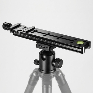 DMIDITIR NNR200 Soporte Multifuncional de Placa Larga para Lentes de Ojo de Pez de Gran Angular y Macrofotografía, Carga Rápida, 140 mm, Acero Inoxidable - Product Image 1