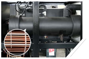 เครื่องทำความเย็นอุตสาหกรรมแบบใช้น้ำหล่อเย็น 64.8 กิโลวัตต์ อุปกรณ์ทำความเย็นสำหรับกระบวนการผลิตพลาสติก ความจุสำหรับสายการผลิต TongSheng PC-20WC - Product Image 5