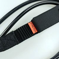 Nouvelle Lanière de Surf Droite Extensible Railsaver avec Logo Personnalisable et Attache Cheville