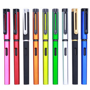 Stylo de publicité d'ouverture immobilière noir 0.5 Gel Signature à base d'eau Logo imprimable Pointe de balle pour les promotions - Product Image 6