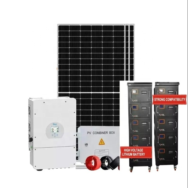 Home on Grid off Grid Hybrid 3000w 3kw 5kw 7kw 10k 15kw 5 10 15 Kw Solar Panel Energy Power System Complete