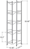 Support de stockage de bouteilles d'eau autonome de 5 gallons Support d'affichage en métal robuste pour gallon d'eau