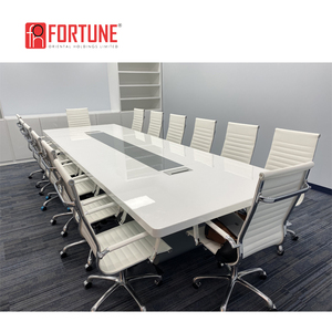 Ấn Độ Thị Trường IT Đồ Nội Thất Văn Phòng Sử Dụng Đá Cẩm Thạch Nhân Tạo Hội Nghị Đá Vuông Lớn Bảng Hội Nghị - Product Image 3