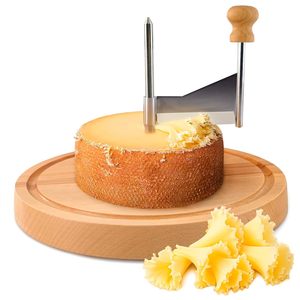 Coupe-pain <span class=keywords><strong>professionnel</strong></span> réglable pour savon, <span class=keywords><strong>fromage</strong></span>, beurre, gâteau, pain, avec échelle de mesure sur base en bois, couleur bois - Product Image 2