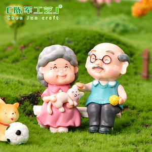 Chunjun de buena calidad unió las manos con un par de accesorios de mesa DIY de paisaje antiguo entre sí en una decoración de pasteles - Product Image 5