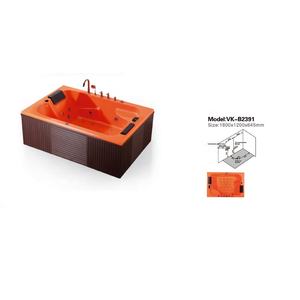 Bañera Independiente <span class=keywords><strong>Rocky</strong></span> <span class=keywords><strong>Balboa</strong></span> para Dos Personas Adultas, Bañera de Hidromasaje Eléctrica con Hidromasaje - Product Image 3