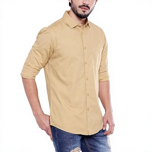 Chemise formelle pour hommes dernière mode à manches longues en gros OEM meilleure vente quantité minimale de commande bas prix pas cher conception personnalisée de haute qualité - Product Image 2