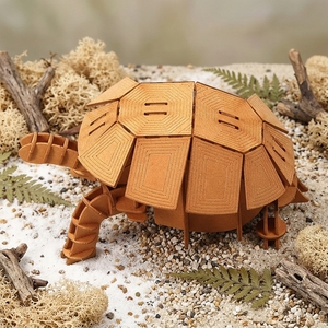 CUPUZ Puzzle en papier 3D Tortue Sagesse à la Dérive Kit de Bricolage Décoration de Bureau Jouets Éducatifs Puzzles & Jeux - Product Image 1
