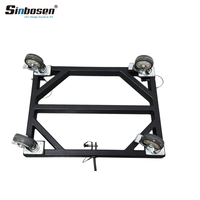 Chariot à roulettes en métal de style européen 4-en-1 pour enceinte Line Array HDL20A