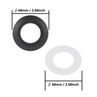 Botón de Descarga Universal para Inodoro de Cerámica de 38 mm, 48 mm, 58 mm con Orificios