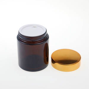 Frasco de vidrio ámbar CBD de 100g con tapa <span class=keywords><strong>Goldem</strong></span> para embalaje de crema para el cuidado de la piel - Product Image 3