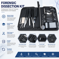 Ensemble d'instruments post-mortem avancés pour la pathologie médicale, kit de dissection d'autopsie avec couteau cérébral et cisailles à côtes, réutilisable