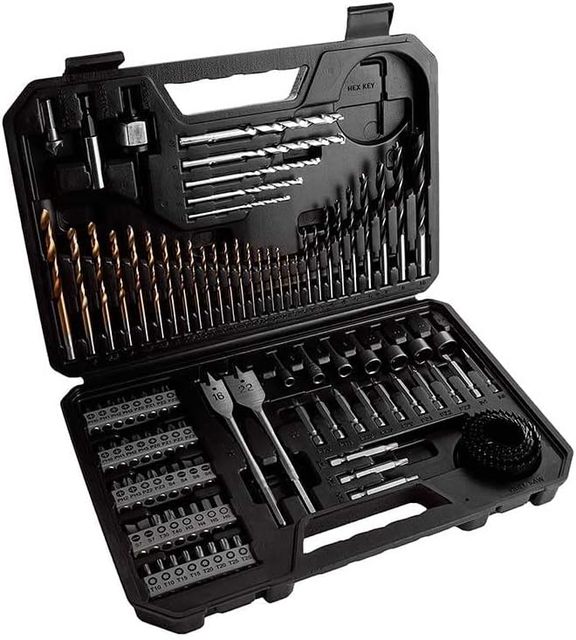 Multi-Function Hand Drill Bit Set with Screwdriver and Hard Case-Chrome Vanadium Steel Household DIY Repair Tool OEM/ODM