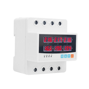 Three Phase Six Display Voltage Protector 220V 63A ATS Intelligent Switch With Over Under Voltage Protection - Product Image 3