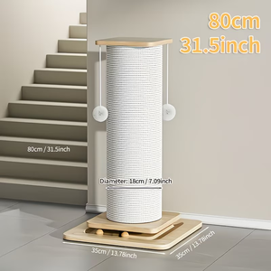 <span class=keywords><strong>Arbre</strong></span> <span class=keywords><strong>à</strong></span> <span class=keywords><strong>chat</strong></span> en bois extra-large pour l'Europe avec tapis antidérapants et jouet boule en peluche, griffoir pour <span class=keywords><strong>chat</strong></span> en bois, liquidation - Product Image 2