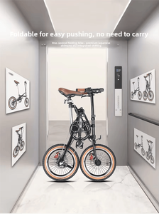 <span class=keywords><strong>Vélo</strong></span> de route pliable pour adultes, 16 pouces, <span class=keywords><strong>ultra</strong></span>-<span class=keywords><strong>léger</strong></span>, frein à disque, vitesses internes, pliage en une seconde, capacité de charge de 110 kg - Product Image 6