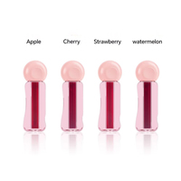 Teinte liquide magique végétalienne pour lèvres et joues, effet gelée fruitée, mate, imperméable, anti-transfert, format voyage, personnalisable, pour créer sa propre gamme de produits pour les lèvres