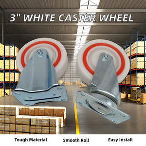Superior Heavy Steel Plate Cabinet Casters Complete Mounting <b>Kit</b> No-Noise <b>Rolling</b> And Corrosion Resistant For Workbench Cart - Product Image 3