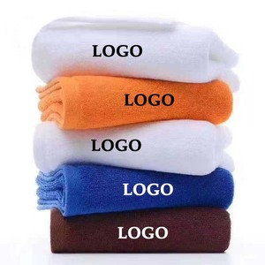 Asciugamano in <span class=keywords><strong>Puro</strong></span> <span class=keywords><strong>Cotone</strong></span> per Capelli e Viso Personalizzabile con LOGO per Parrucchiere, Spa, Barbiere, Salone di Bellezza, Bagno, Bianco e Nero - Product Image 5