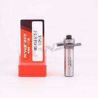 KWS 1/2x1/8'' Fraise de type T pour CNC, pour l'installation de planches de terrasse, le rainurage, le surfaçage et le chanfreinage