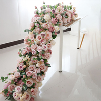 Roses artificielles de luxe pour la décoration de table de mariage, arrangements floraux artificiels en vrac gratuits pour les centres de table de mariage