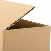 Boîte d'expédition en carton ondulé Kraft, boîte d'emballage personnalisée pour l'e-commerce, le déménagement, l'exportation, le stockage et la livraison