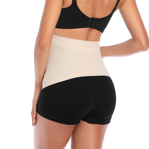 Plus Size <span class=keywords><strong>M</strong></span> L XL XXL Groothandel Op Maat Logo Comfortabel Zacht Hoog Elastisch Zwangerschapsband Naadloze Buikondersteuning - Product Image 2