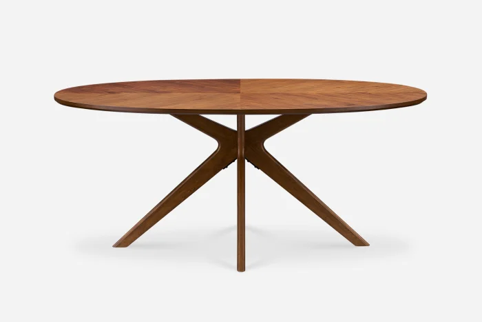 New Arrival High Quality Design OEM Furniture Set Patio Solid Walnut Wooden Kitchen Dining Table for Party Dinner