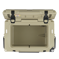 Glacière portable moderne à roulettes 25 Qt, étanche, réfrigération par absorption, conservation de la glace pendant 5 jours pour aliments et canettes – Meilleures ventes