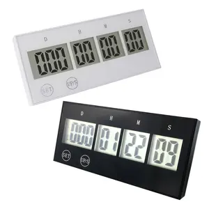 CHEETIE CP144 Wireless Date Wieder verwendbarer natürlicher weißer Nachttisch Lustiger Countdown-Timer 999 Tage