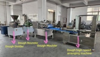Ligne de traitement automatique de la pâte électrique, diviseuse, bouleuse, moulleuse, trieuse de plateaux, système industriel de fabrication de pain