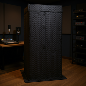 Cabina de grabación vocal portátil de 6.56 pies con bolsa de viaje para subtítulos, equipo de sonido y audio - Product Image 2