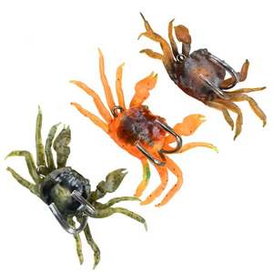 Esche Artificiali Topline Shareshark 3D Simulazione Pesce Morbido <span class=keywords><strong>Esca</strong></span> <span class=keywords><strong>Artificiale</strong></span> a Forma di Granchio <span class=keywords><strong>con</strong></span> Amo per <span class=keywords><strong>Pesca</strong></span> <span class=keywords><strong>in</strong></span> <span class=keywords><strong>Mare</strong></span> <span class=keywords><strong>Esca</strong></span> per Carpe - Product Image 1